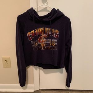 Cleveland Cavaliers Crop Top Sweatshirt